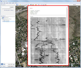 RockWorks Borehole Location Map in Google Earth