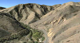 RockWorks16 EarthApps: point-based flyover