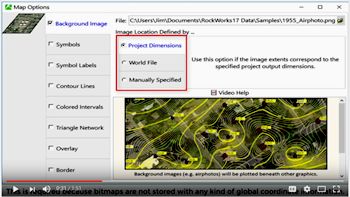 RockWare Software Videos: Adding a Background Image in RockWorks
