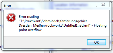 Stratigraphy modell - floating point overflow - RockWorks - RockWare ...