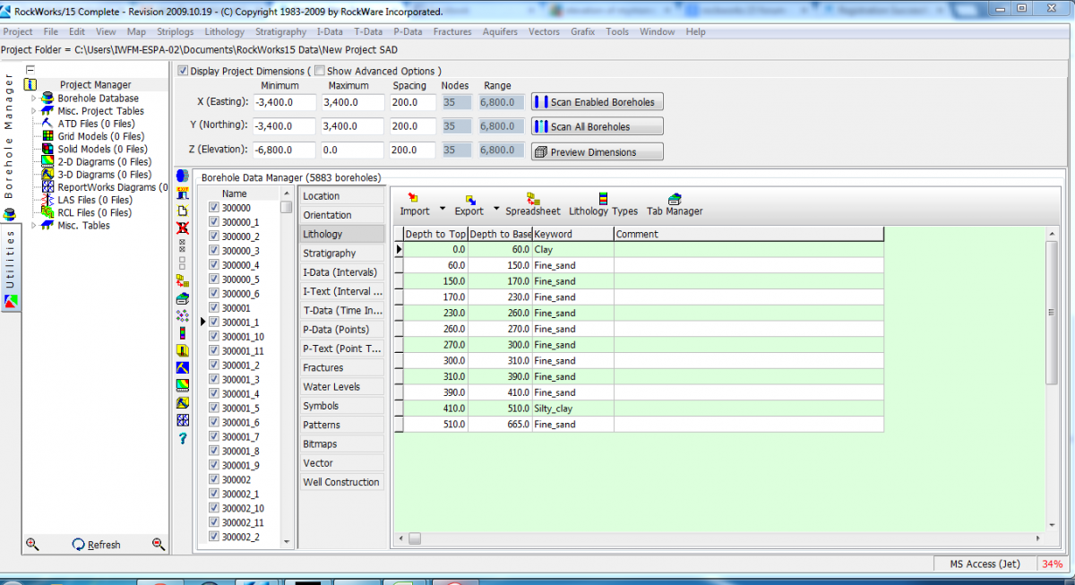 Lithology cross section - Open Discussions... - RockWare Support Forum