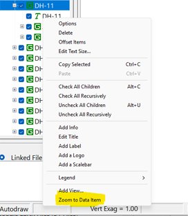 RockWorks zoom data 3D