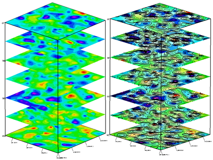 RockWorks 3D stack ModOps grid