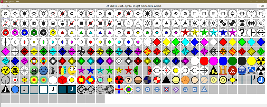 RockWorks raster symbols hydrologic
