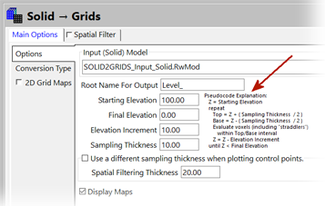 RockWorks ModOps solid grid