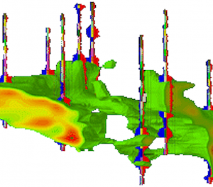 RockWorks 3D Isosurface with Logs